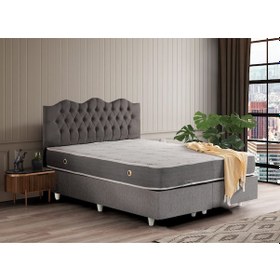 Resim Azrayatakmobilya Çift Kişilik Comfort Yatak+baza+modelli Başlık 150 x 200 CM 