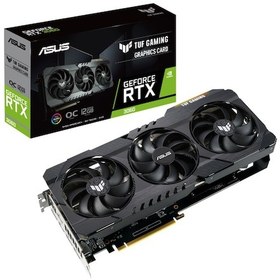 Resim Asus NVIDIA GeForce RTX 3060 TUF Gaming V2 OC LHR TUF-RTX3060-O12G-V2-GAMING 12 GB GDDR6 192 Bit Ekran Kartı 