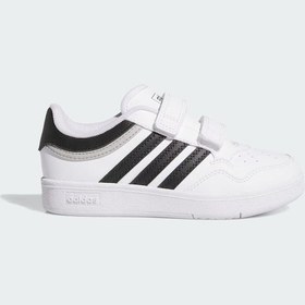 Resim Adidas Hoops 4.0 Çocuk Beyaz Spor Ayakkabı Jı3482 Beyaz 