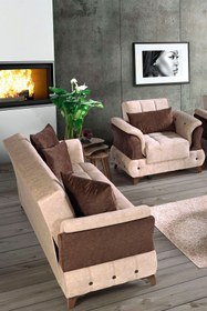 Resim Eymense Fulya Çekyatlı Koltuk Takımı 3+1 