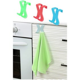 Resim Hang It Banyo Mutfak Dolap Kapağı Çekmece Üstü Havlu Askısı Asor Çok Renkli 