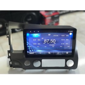 Resim lussobrand Honda Civic Fd6 2006-2011 Uyumlu Android 10,0 Multimedya Navigasyon Oem Double Teyp 