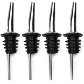 Resim seç al burada 4 Adet Paslanmaz Çelik Şişe Ucu Servis Aparatı Yağdanlık Tıpa Tapa Mantar Bar Restaurant Otel İçin 