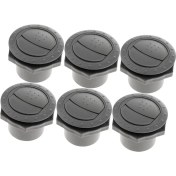 Resim Enjoybuy 6X60MM Çıkış Hava Havalandırma Kapağı Duvar Montaj Çıkış Egzoz Izgara Abs Yuvarlak Gri (Yurt Dışından) 
