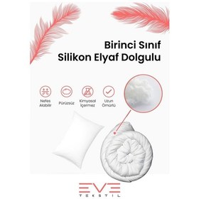 Resim Eve Tekstil Tek Kisilik Yorgan Seti 155x215 Cm Beyaz 