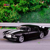 Resim 1 adet Bburago 1:64 Ölçekli Çinko Alaşımlı 1971 Chevrolet Camaro Replikası, İtmeli Koleksiyonluk Oyuncak Araba, Araba Tutkunları ve Çocuklar için İdeal Hediye 
