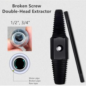 Resim Depomega Hasarlı Musluk Boru Vana Kılavuz Seti 2 Li Kırık Musluk Çıkarma 