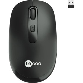 Resim Lecoo WS205 Kablosuz 1600DPI 4 Tuşlu Optik Mouse Siyah 