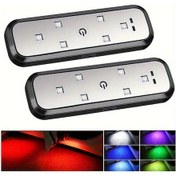 Resim Hightower 2 Adet Düğme Anahtarı Ortam Karşılama Işığı Ve Kapı Işığı Rengini Değiştirir 