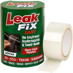 Resim Storemax Leakfix Yama Bant, Şeffaf, 100MMX1,5M 