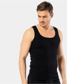 Resim Cacharel Erkek 2'li %100 Pamuk Atlet 1501/siyah 001 