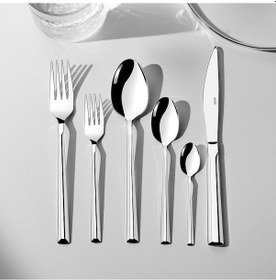 Resim Nehir Milano Sade 6 Kişilik 36 Parça Çatal Kaşık Bıçak Takımı 