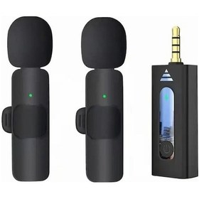 Resim Daytona K35 Wireless Kablosuz Jaklı Çift Yaka Mikrofon 