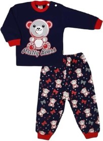 Resim Veraye Socks Erkek Bebek Panda Baskılı Takım Siyah 