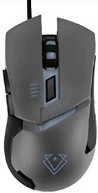 Resim Vertux Dominator, kablolu oyun faresi, hızlı tepki veren optik 3200 dpi sensör, 5 programlanabilir tuş, çok yönlü izleme ve gökkuşağına sahip LED arka plan aydınlatması 