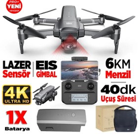 Resim SJRC F22 S2 Pro+ 4K Kameralı Drone Seti-6KM Menzil+Çarpışma Sensörü+40 Dakika Uçuş Süresi-Engel Algılama 