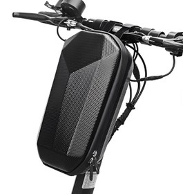 Resim Karbon Desenli Elektrikli Scooter Çantası – 4 Litre – Su Geçirmez 