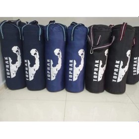 Resim 6-9 Yaş Boks Torbası 50cm Çocuk Boks Torbası Eldiven+karabina Hediyeli Siyah 