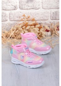 Resim Vicco 946.b25k.430 Poni Pembe Anatomik Hafif Işıklı Kız Çocuk Bot Pembe 