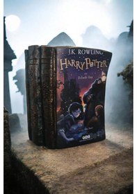 Resim Harry Potter Ve Felsefe Taşı Kitabı Şeklindeki Kalemlik 10x8 Cm 