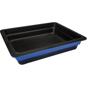 Resim Lava Döküm Dikdörtgen 1/2 Gastronomi Küvet Ölçü 26X33CM. - Mavi 