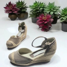 Resim Keten Hasır Ayakkabı Vizon 