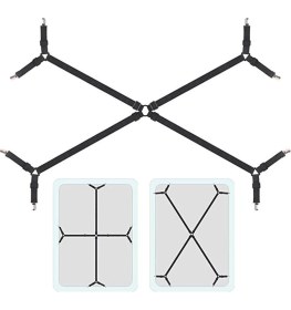 Resim Pandoraplanet [ayak Izi] Çapraz Bağlantı Elemanı Yatak Örtüsü Klipsleri Ayarlanabilir Çarşaf Askıları Jartiyerler Tutucular Ev Tekstili Organize Aletler (Yurt Dışından) 