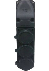 Resim 3lü Kaucuk Topraklı Klemens Kapaklı 