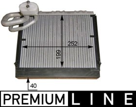 Resim MAHLE AE106000P | Evaporator 06-Crafter-Sprinter 2.5Tdi 