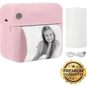 Resim 4 Berry C17 Taşınabilir Ve Kablosuz Mini Yazıcı - Pembe 
