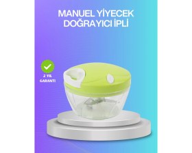 Resim Özbience Paslanmaz Çelik Ipli Manuel Doğrayıcı - Pratik ve Güçlü Kesim Aracı 
