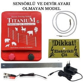 Resim Tıtanium Shock 30ks Elektrikli Çit Sistemi Domuz Kovucu 30000 Volt 