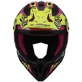 Resim Ls2 Fast 2 Gorilla Kros Kask Mor 