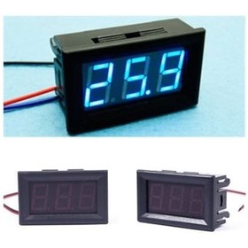 Resim 0-30V Dijital Voltmetre/Ampermetre (Panel Tipi) 