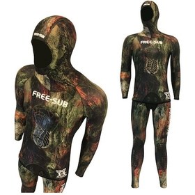 Resim Free-Sub 7Mm Aspendos Yamamoto Avcı Serbest Dalış Elbisesi (489036451) Çok Renkli 