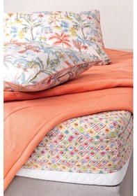 Resim Yataş Marsel Çift Kişilik Co-mic Yatak Örtüsü Takımı - Turuncu 