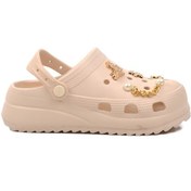 Resim Aspor Ekru Bej Kadın Sabo Terlik Çok Renkli 