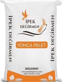 Resim İpek Değirmen Yonca Pelet 25 kg Tavşan Hamster Guinea Pig Yemi Yüksek Lifli Doğal Besleyici Taze Kemirgen 