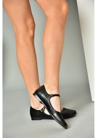 Resim Fox Shoes S726252509 Kadın Babet - Siyah 
