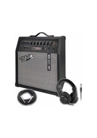 Resim Midex Mga-50hd Elektro Gitar Amfisi 50 Watt Usb Bluetooth Şarjlı 4 Girişli Kulaklık Ve Kablo Dahil 