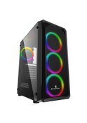 Resim Gametech Legend 4x120 MM Rainbow Fanlı Oyuncu Bilgisayar Kasası 