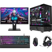 Resim Dragos DRX7766 Ryzen 7 7700 32GB Ddr5 1tb Nvme 16GB RTX5060TI 24.5 Inç 500Hz 1ms Oyuncu Hazır Sistem 