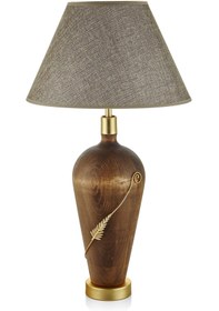 Resim SETABIANCA SETA AHŞAP ABAJYR PİRİNÇ YAPRAKLI 