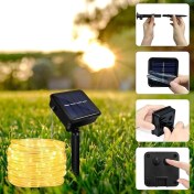 Resim Solar Güneş Enerjili Hortum Kaplamalı Gün Işığı LED 