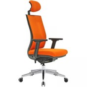 Resim Uzayofismobilyaları Uzay Ofis Viyano Fileli Müdür Koltuğu - Orange 