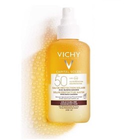 Resim Vichy Capital X Eau Bronze With Beta Carotene Vücut Spreyi SPF50+ 200 ml 