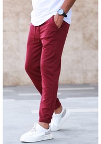 Resim Madmext Bordo Basic Eşofman 5424 Bordo 