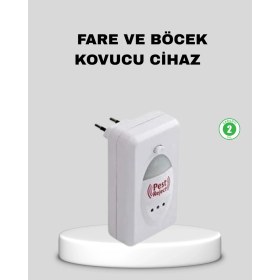Resim AyrStore Ultrasonik Haşere Kovucu Cihaz – Sessiz, Kimyasalsız ve Etkili Koruma 