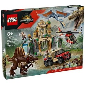 Resim Lego Jurassic World Spinosaurus Ve Quetzalcoatlus Hava Görevi 984 Parça 76976 