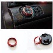 Resim Far Anahtarı Kaplama Cruze Aveo Astra Kırmızı 